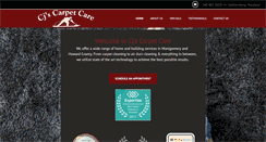 Desktop Screenshot of cjscarpetcare.net